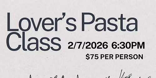 Lovers Pasta Class