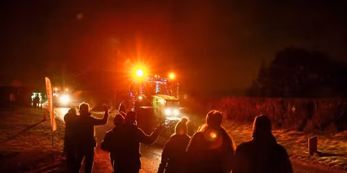 Watch The Christmas Tractor Run at Hood Lane Farm 5pm-7pm