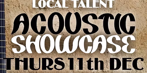 Acoustic Showcase LIVE @ SHICKERS TAVERN