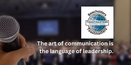 Beachsiders Toastmasters Weekly Meeting - Learn Public Speaking