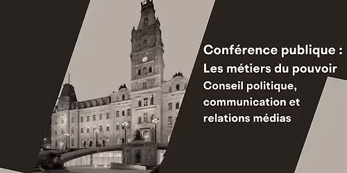 Conf\u00e9rence publique