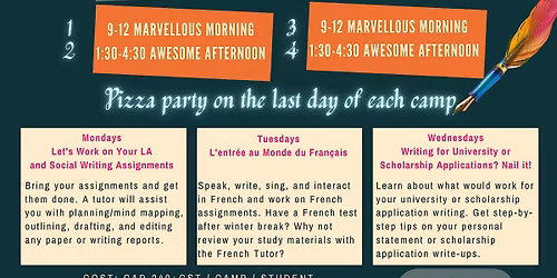 High School LA&Writing Winter Camp