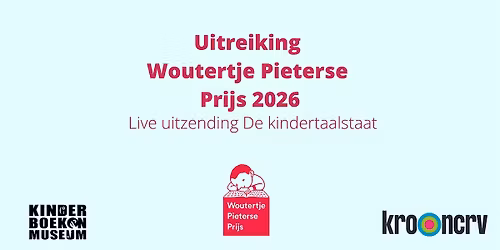 Uitreiking van de Woutertje Pieters Prijs 2026