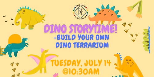 Dino Storytime + Terrarium Building