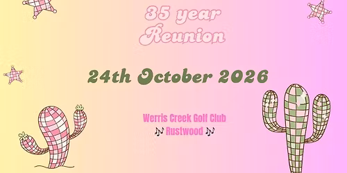 Werris Creek & District Preschool- 35 Year Reunion