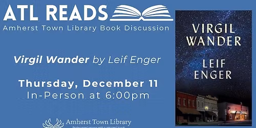ATL Reads Book Discussion- Virgil Wander (In-Person)
