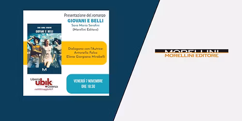 "Giovani e belli" di Sara Maria Serafini - Libreria Ubik di Cosenza