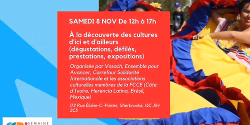 \u00c0 la d\u00e9couverte des cultures d'ici et d'ailleurs 