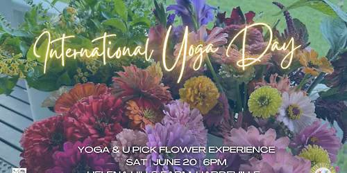International Yoga Day: Yoga & U Pick Flowers