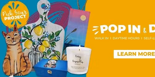 Pop In & DIY - Walk In Creative Hours - Choose ANY Project!