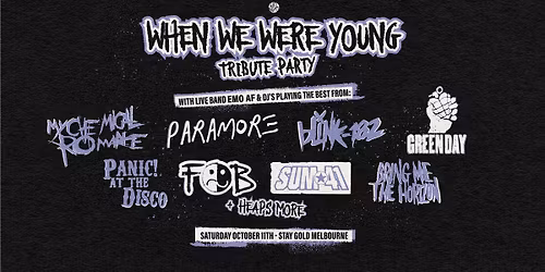 When We Were Young - Tribute Party
