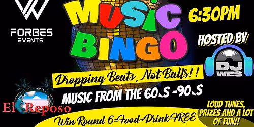 Music BINGO @ El Reposo w\/ DJ Wes