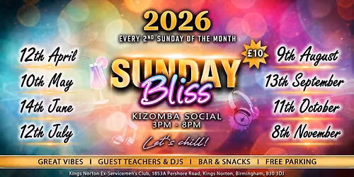 \u2728Sunday BLISS\u2728 Kizomba Social