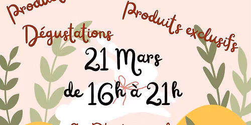 Soir\u00e9e d\u00e9gustations de P\u00e2ques