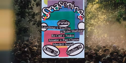Seasoning Winter Rave: Pariah, Rider Shafique + Family