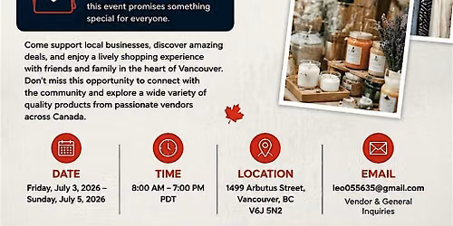 The Great Canadian Vendor Fair