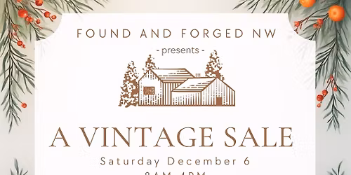 Vintage Christmas Sale at the Barn