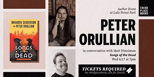 Peter Orullian with Matt Dinniman \u2014 'Songs of the Dead'
