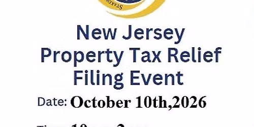 2026 Property Tax Relief Filing Event 