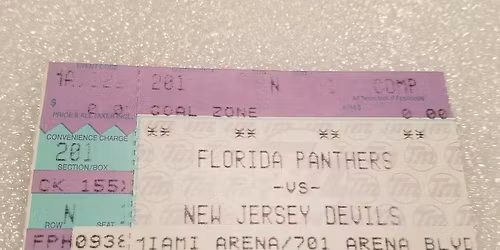 New Jersey Devils at Florida Panthers at Amerant Bank Arena