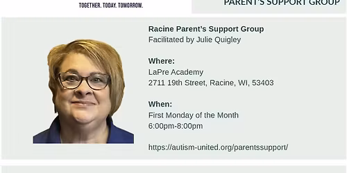 Racine Parents Support Group with Julie Quigley