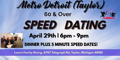 60 & Over Speed Dating in Taylor!