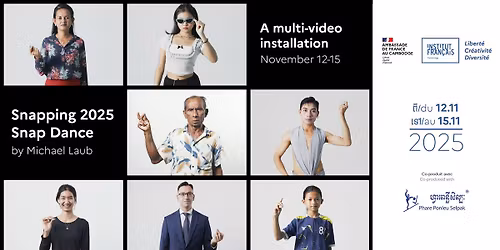 Video Installation "Snapping 2025 \/ Snap Dance" by\/de Michael Laub