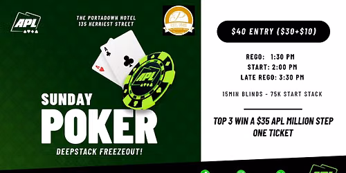 Sunday Poker @ The Portadown Hotel