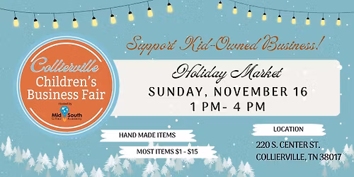 Collierville Children\u2019s Business Fair