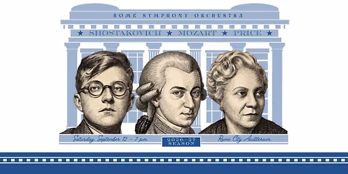 Shostakovich, Mozart + Price
