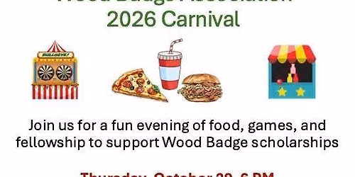 2026 CAC Woodbadge scholarship event