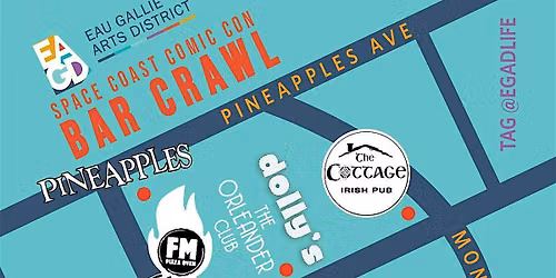Space Coast Comic Con Bar Crawl