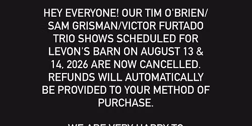 Tim O'Brien  Sam Grisman & Victor Furtado