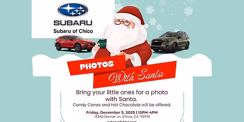 Santa at Subaru of Chico