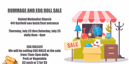Rummage and Egg Roll Sale