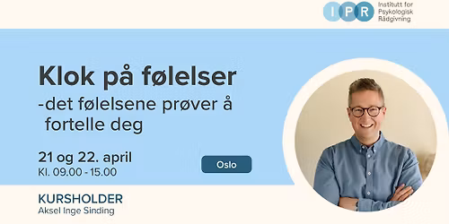 Klok p\u00e5 f\u00f8lelser \u2013 det f\u00f8lelsene pr\u00f8ver \u00e5 fortelle deg