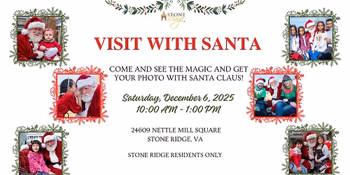 Stone Ridge - Visit with Santa & Photo