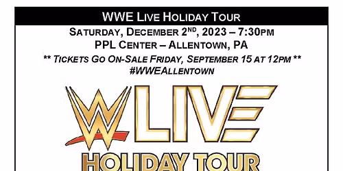 WWE Live Holiday Tour at Hertz Arena