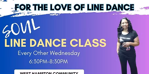 Wednesday night line dance class