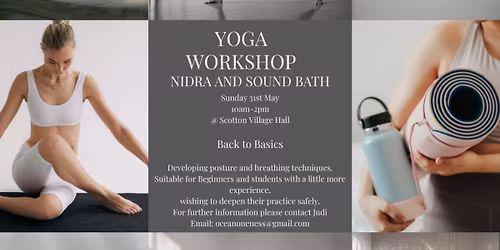 Yoga workshop with Nidra and Sound Bath