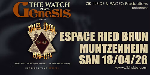 THE WATCH Tribute GENESIS "Tales from 1970\/1976