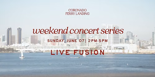 LIVE FUSION \u2013 WEEKEND CONCERT SERIES