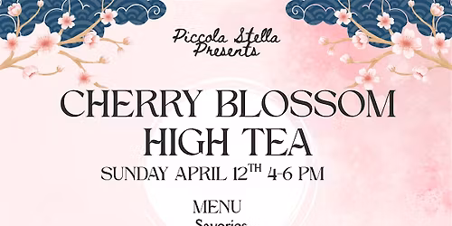 Cherry  Blossom High Tea