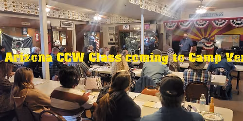 $20 Multi-state recognized Concealed Carry Permit Coming to camp verde! (Special weekend pricing)