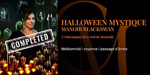COMPLET - Halloween | Soir\u00e9e M\u00e9diumnit\u00e9 & Voyance  au MANOIR (15 octobre)