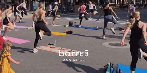 Free barre3 class on Main Street