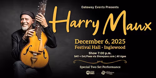 Harry Manx - SOLD OUT