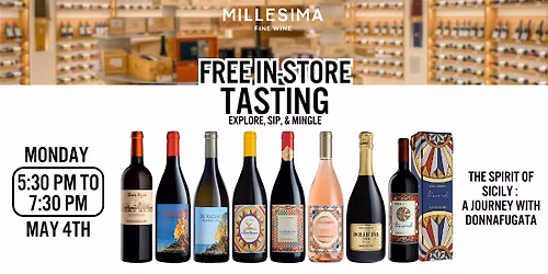 Free Wine Tasting - The Spirit of Sicily: A Journey with Donnafugata