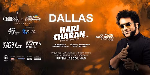 Hari Charan Live in Dallas \u2013 The Ultimate Multilingual Musical Magic