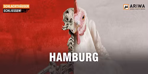 Demo in Hamburg: "Schlachth\u00e4user schlie\u00dfen!"